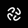 circular arrows icon, cycle, loop, infinity symbol Royalty Free Stock Photo