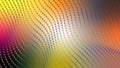 Dynamic abstract spectrum waves featuring glowing dotted patterns and smooth curves design Royalty Free Stock Photo