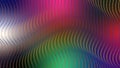Flowing multicolor light waves composed of dotted lines for modern visuals backgrounds Royalty Free Stock Photo
