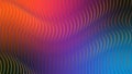 Colorful digital wave background with radiant dots and elegant flowing motion graphics Royalty Free Stock Photo