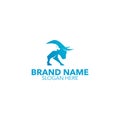 Bull and Bear Logo Templates. Logo for Your Business Royalty Free Stock Photo