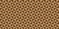 Seamless geometric repeating triangular grid pattern with brown colour. Royalty Free Stock Photo