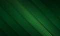 Abstract dark green background with elegant silver diagonal lines and geometric layers. futuristic tech. Royalty Free Stock Photo