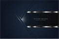 Abstract background.Luxury of blue and dark space.Modern design.Layout for banner, business, presentations, flyers, posters. Royalty Free Stock Photo