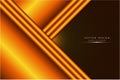 Abstract background.Metallic of orange yellow with.Dark space technology concept. Royalty Free Stock Photo