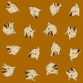 Angry dogs pattern