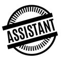 Print assistant stamp on white