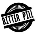 Print bitter pill stamp on white