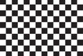 The black and white squares are arranged alternately in a checkerboard pattern Use as an event backdrop fabric