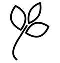 Print Blossom Vector Icon which can easily modified or edit