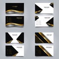 Print business card template Royalty Free Stock Photo