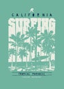 Surfing california beach Royalty Free Stock Photo