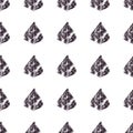 Ink messy drops leaves illustration. Print for cloth design, textile, fabric, wallpaper