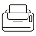 Print color icon outline vector. Digital printer Royalty Free Stock Photo