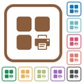 Print component simple icons