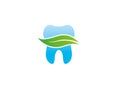 Creative Dental Leaf Logo