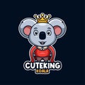 King Koala Cute Logo