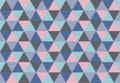 Triangular seamless pattern. Low poly geometric background. Multi color design. Royalty Free Stock Photo
