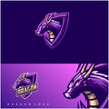 Awesome dragon logo design