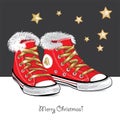 Santa's funny boots