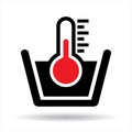 hot water temperature icon