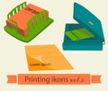 Print icons set2.