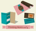 Print icons set4.