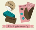 Print icons set5.