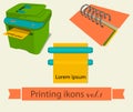 Print icons set 1