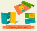 Print icons set4.