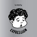 Print this illustration to express Lonely. It can be used as emoticons and emojis