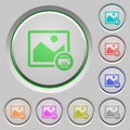 Print image push buttons