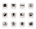 Print industry Icons Royalty Free Stock Photo