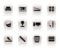 Print industry Icons Royalty Free Stock Photo