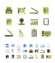 Print industry Icons - Vector icon set Royalty Free Stock Photo