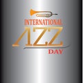 International Jazz Day Vector Illustration design. - Vector Royalty Free Stock Photo