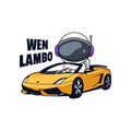 Lamborghini Sport Car Reward Royalty Free Stock Photo