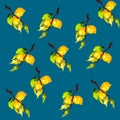 Print with lemons on a branch for your ideas