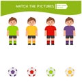 Matching children educational game