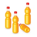 orange juice bottles