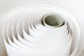 Print paper roll background Royalty Free Stock Photo