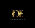 Premium letters D,E and DE logo icon vector design. Luxury decorative logotype.