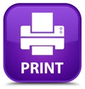 Print (printer icon) special purple square button