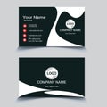 Print ready Personal business card design Vector