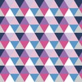 Print romb pattern triangle texture