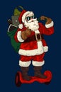 Santa Claus on gyroscooter