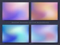 Set of Modern Gradient Vector Background