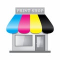 Print Shop CMYK Royalty Free Stock Photo