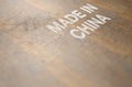 Print sign that reads made in china