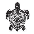 Symbolic icon of a sea turtle